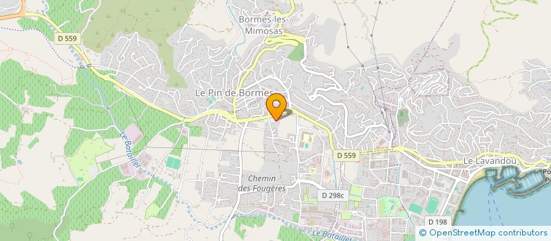 localisation de l'entreprise MADAME CARLA PORCILE  BORMES-LES-MIMOSAS