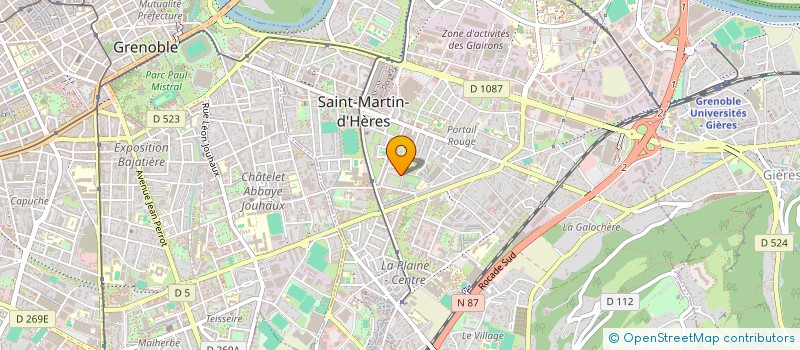 localisation de l'entreprise MADAME CARLA PROIETTO  SAINT-MARTIN-D'HERES