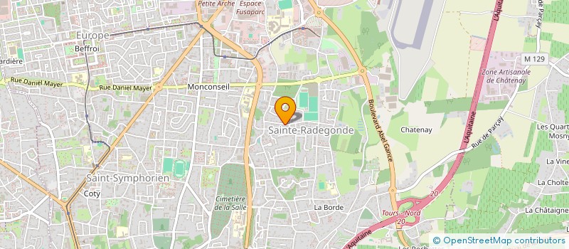 localisation de l'entreprise MADAME CARLA RAGOT  TOURS