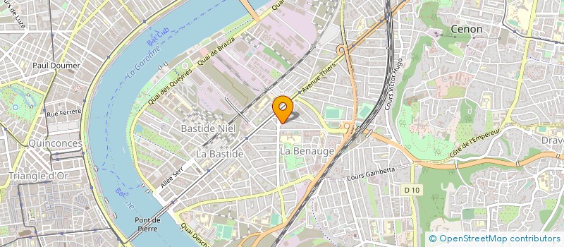 localisation de l'entreprise MADAME CARLA RIBEIRO BARBOSA  BORDEAUX