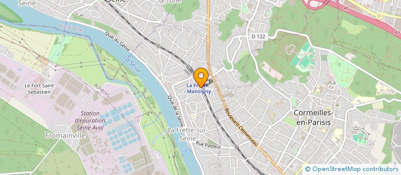 localisation de l'entreprise MADAME CARLA RIBEIRO NUNES MARINHO  FRETTE SUR SEINE (LA)