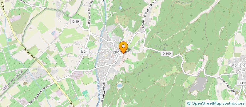 localisation de l'entreprise MADAME CARLA RICCARDI  LAGNES