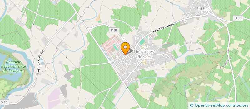 localisation de l'entreprise MADAME CARLA RIDON à THEZAN-LES-BEZIERS