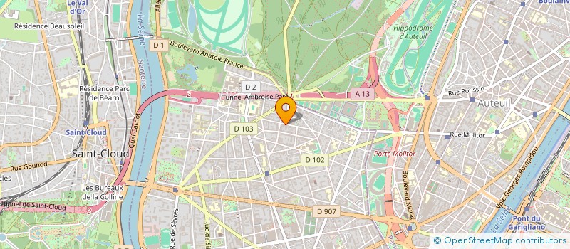 localisation de l'entreprise MADAME CARLA RIGHETTI à BOULOGNE-BILLANCOURT