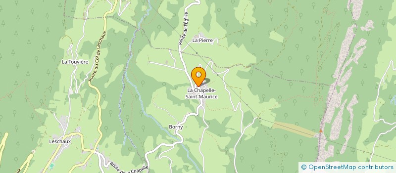 localisation de l'entreprise MADAME CARLA RODRIGUES PITA  LA CHAPELLE-SAINT-MAURICE