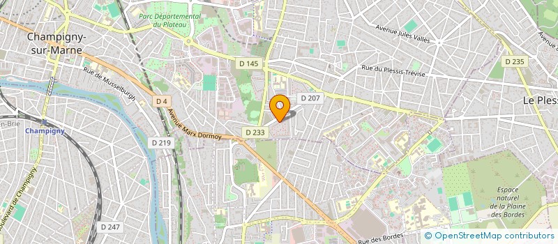 localisation de l'entreprise MADAME CARLA ROSA MARTINS à CHAMPIGNY-SUR-MARNE