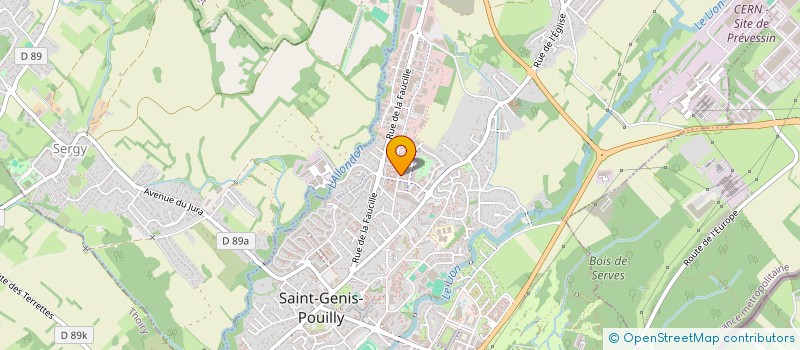 localisation de l'entreprise MADAME CARLA ROTIROTI  SAINT-GENIS-POUILLY