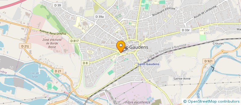 localisation de l'entreprise MADAME CARLA ROUX  SAINT-GAUDENS