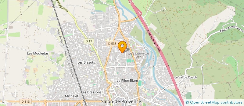 localisation de l'entreprise MADAME CARLA RUEL  SALON-DE-PROVENCE