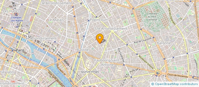 localisation de l'entreprise MADAME CARLA RUIZ HERNANDEZ  PARIS