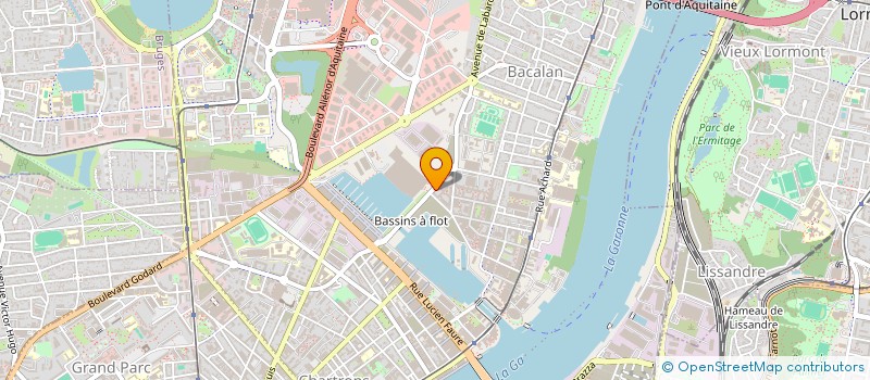 localisation de l'entreprise MADAME CARLA SANCHEZ  BORDEAUX