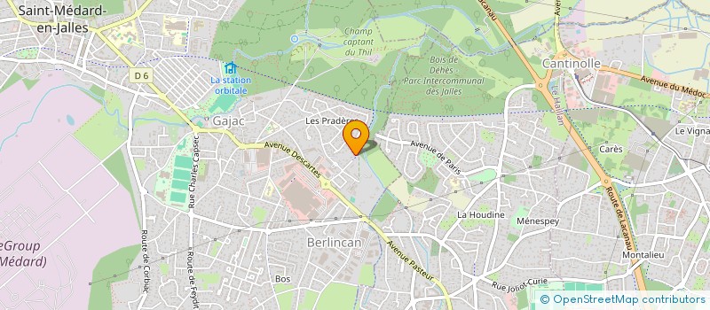 localisation de l'entreprise MADAME CARLA SARRAZY  SAINT-MEDARD-EN-JALLES