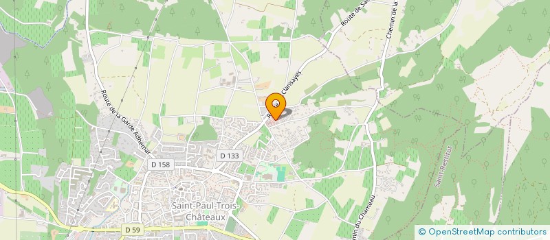 localisation de l'entreprise MADAME CARLA SEGHIERI  SAINT-PAUL-TROIS-CHATEAUX