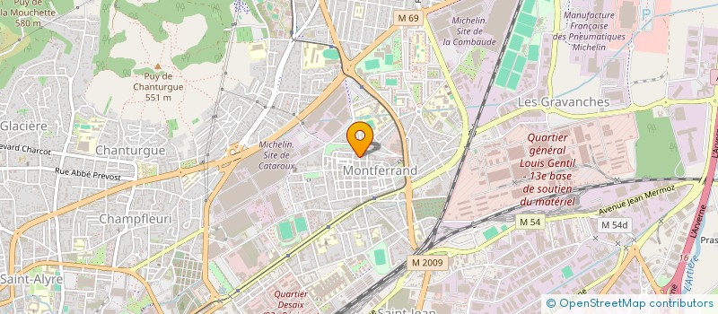 localisation de l'entreprise MADAME CARLA SILVA NUNES  CLERMONT-FERRAND