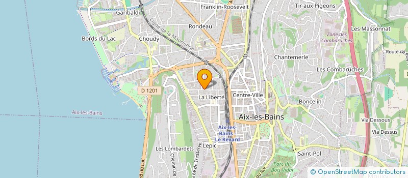 localisation de l'entreprise MADAME CARLA SILVA PINTO SANTOS à AIX-LES-BAINS