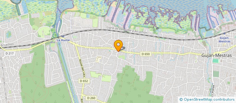 localisation de l'entreprise MADAME CARLA SIMON  GUJAN-MESTRAS