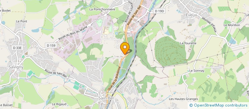 localisation de l'entreprise MADAME CARLA SOFIA DA CUNHA MACHADO  SAIN-BEL