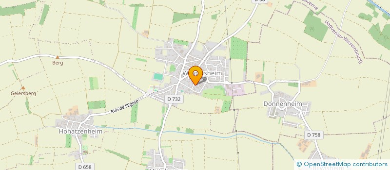 localisation de l'entreprise MADAME CARLA STRENTZ  WINGERSHEIM LES QUATRE BANS