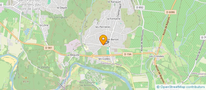 localisation de l'entreprise MADAME CARLA TCHIKNAVORIAN  CASTILLON-DU-GARD