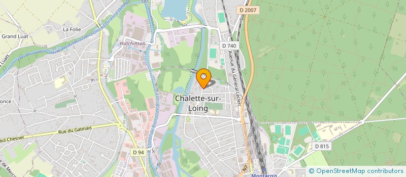 localisation de l'entreprise MADAME CARLA TEIXEIRA à CHALETTE-SUR-LOING