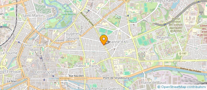 localisation de l'entreprise MADAME CARLA TRUBERT à RENNES