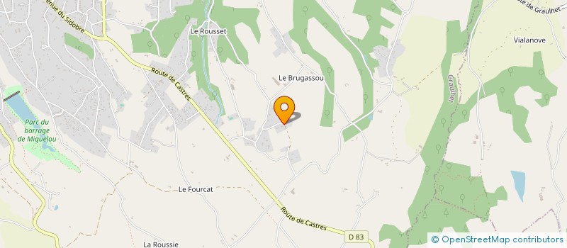 localisation de l'entreprise MADAME CARLA TRUYENS  GRAULHET