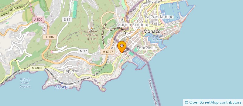 localisation de l'entreprise MADAME CARLA VAROTTO  CAP-D'AIL