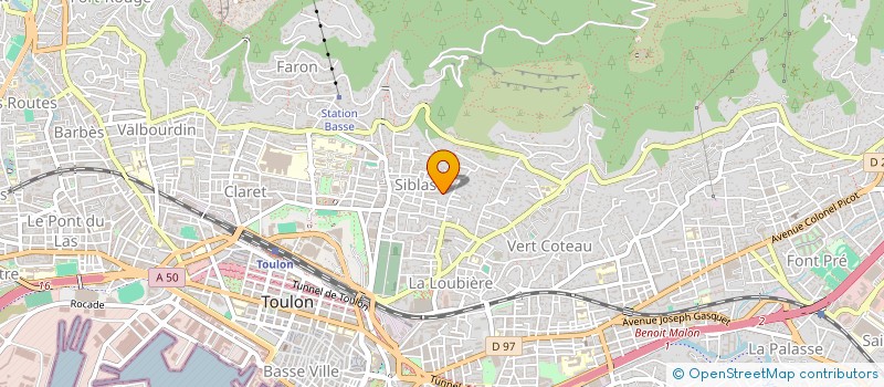 localisation de l'entreprise MADAME CARLA VIGOROSO  TOULON