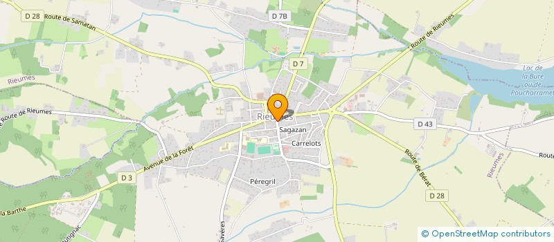 localisation de l'entreprise MADAME CARLA VITAL RIBEIRO  RIEUMES