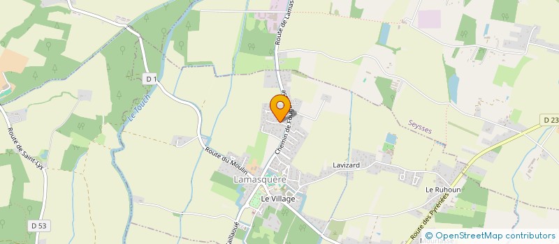 localisation de l'entreprise MADAME CARLA WIECZORECK  LAMASQUERE