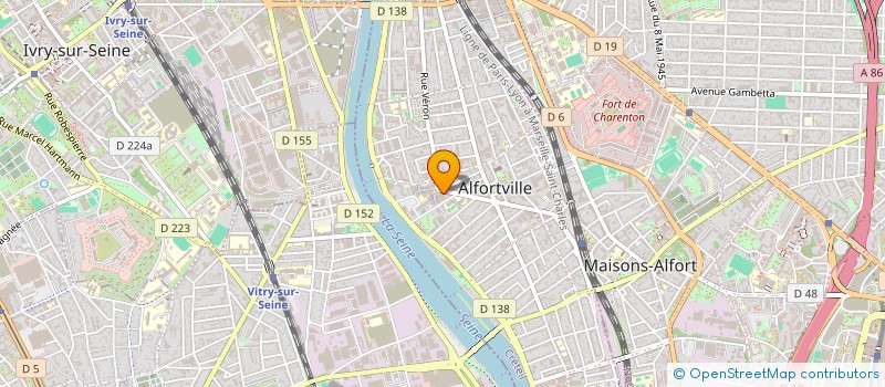 localisation de l'entreprise MADAME CARLA ZIRAH  ALFORTVILLE