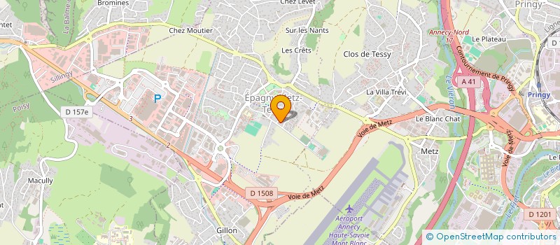 localisation de l'entreprise MADAME CARLA ZUBAN  EPAGNY METZ-TESSY