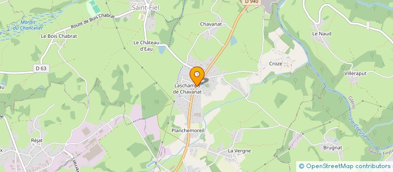 localisation de l'entreprise MADAME CARLANNE BONNIN à SAINT-FIEL