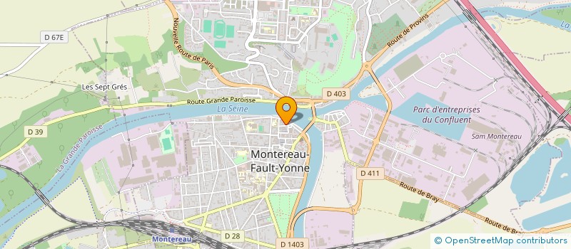 localisation de l'entreprise MADAME CARLENE SOARES  MONTEREAU-FAULT-YONNE