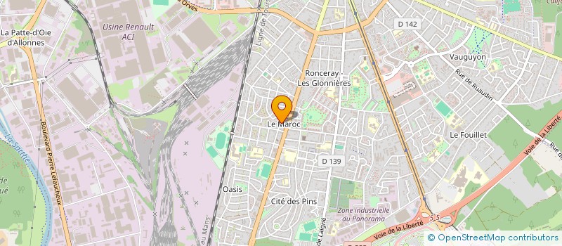 localisation de l'entreprise MADAME CARLINA CARPENTIER à LE MANS