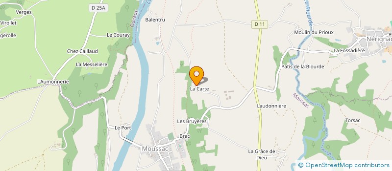 localisation de l'entreprise MADAME CARLINE BULCKAEN  MOUSSAC