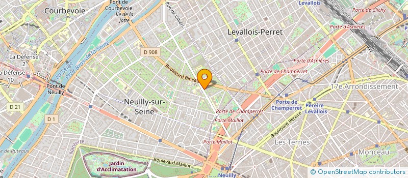 localisation de l'entreprise MADAME CARLINE HUSLIN à NEUILLY-SUR-SEINE