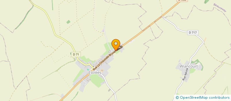 localisation de l'entreprise MADAME CARLINE PLANTARD  ESTREES