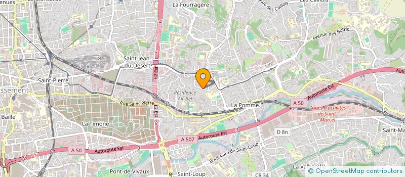 localisation de l'entreprise MADAME CARLLA OROSCO à MARSEILLE