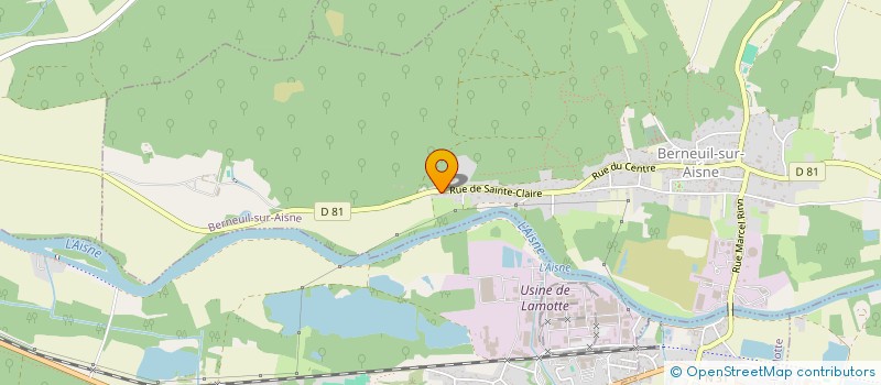 localisation de l'entreprise MADAME CARLOS SEDILLE à BERNEUIL-SUR-AISNE
