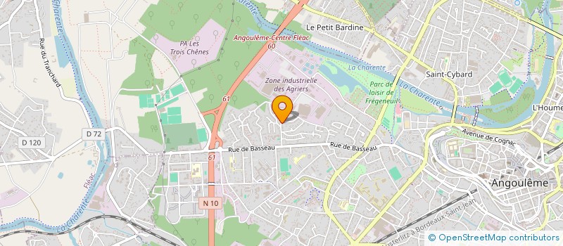 localisation de l'entreprise MADAME CARLOTTA COSTANZI à ANGOULEME