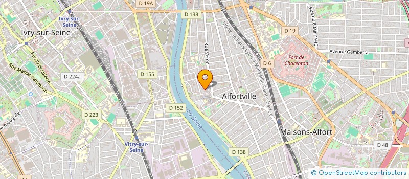localisation de l'entreprise MADAME CARLOTTA LAROCHE à ALFORTVILLE