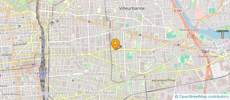 localisation de l'entreprise MADAME CARLOTTA NARDI  VILLEURBANNE