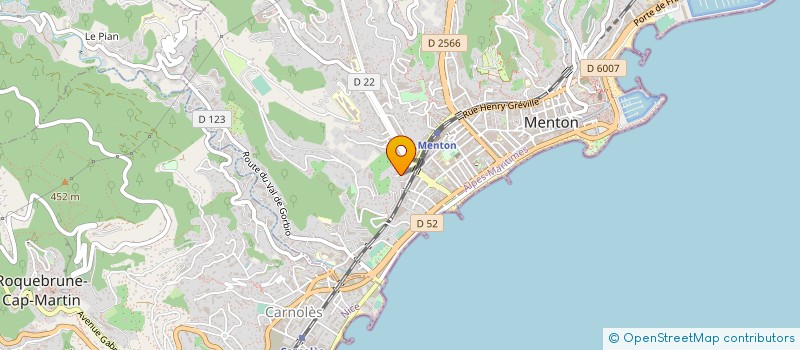 localisation de l'entreprise MADAME CARLOTTA PEGOLOTTI à MENTON