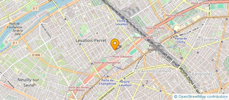 localisation de l'entreprise MADAME CARLY BENITAH à LEVALLOIS-PERRET