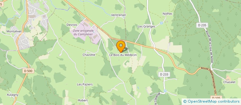 localisation de l'entreprise MADAME CARLY JANSSEN  MONTREGARD