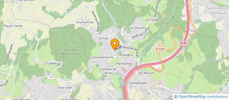 localisation de l'entreprise MADAME CARLY MORRIS  ANNECY