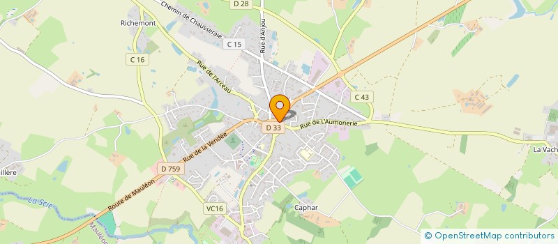 localisation de l'entreprise MADAME CARLY RODRIGUEZ  NUEIL-LES-AUBIERS