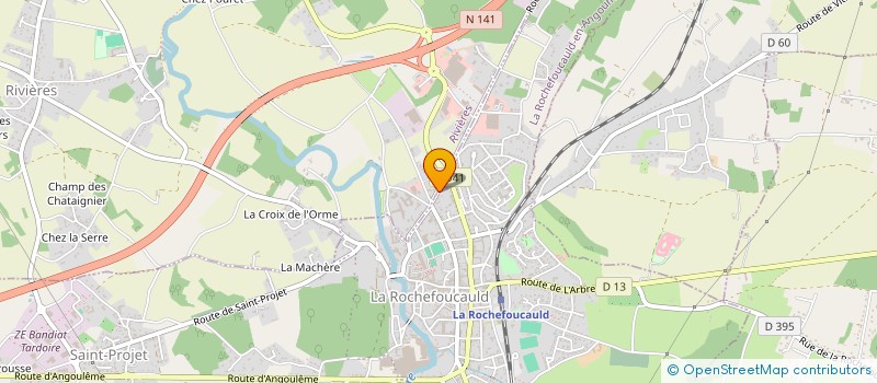 localisation de l'entreprise MADAME CARLY SANTO  LA ROCHEFOUCAULD-EN-ANGOUMOIS