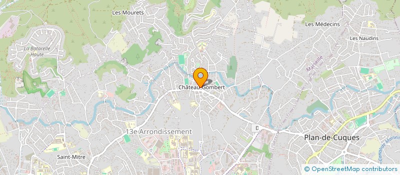 localisation de l'entreprise MADAME CARLYNE CHALLIES  MARSEILLE